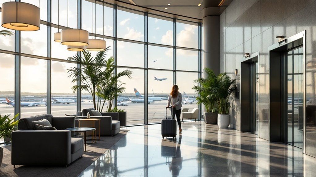 convenient airport hotel stay